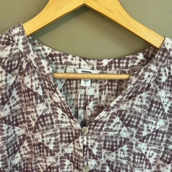 Sonoma Women’s Blouse Size L - Picture 3 of 13